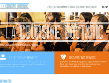Tablet Screenshot of la-coursive.fr