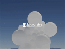Tablet Screenshot of la-coursive.com